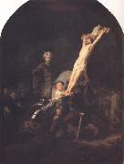 The Raising of the Cross (mk33) REMBRANDT Harmenszoon van Rijn